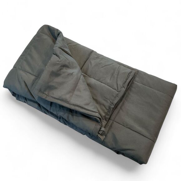 The Big Hug Weighted Blanket In Dark Gray Throw Size 36” X 48” 3 Pounds New - Picture 1 of 4
